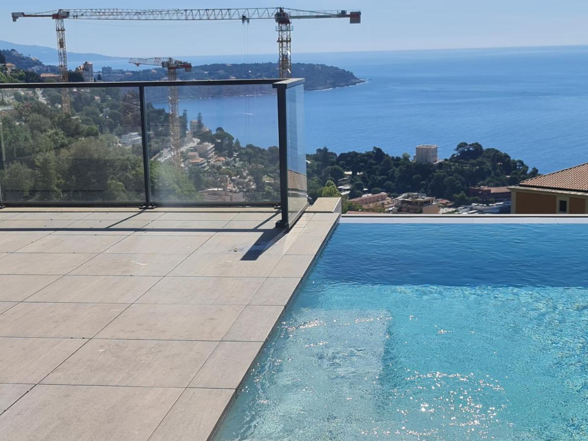 شقة Monaco View, Pool, Garage, 100 M2 Terrace بوزولي المظهر الخارجي الصورة