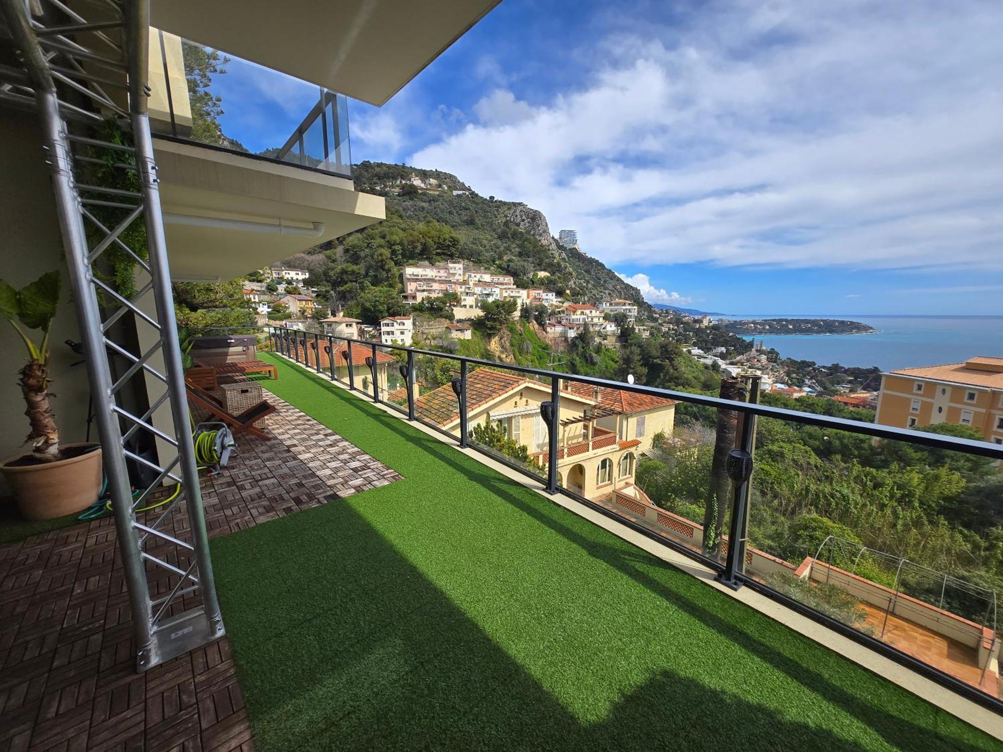 شقة Monaco View, Pool, Garage, 100 M2 Terrace بوزولي المظهر الخارجي الصورة